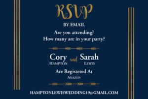 Hampton - Wedding Invitation - Back